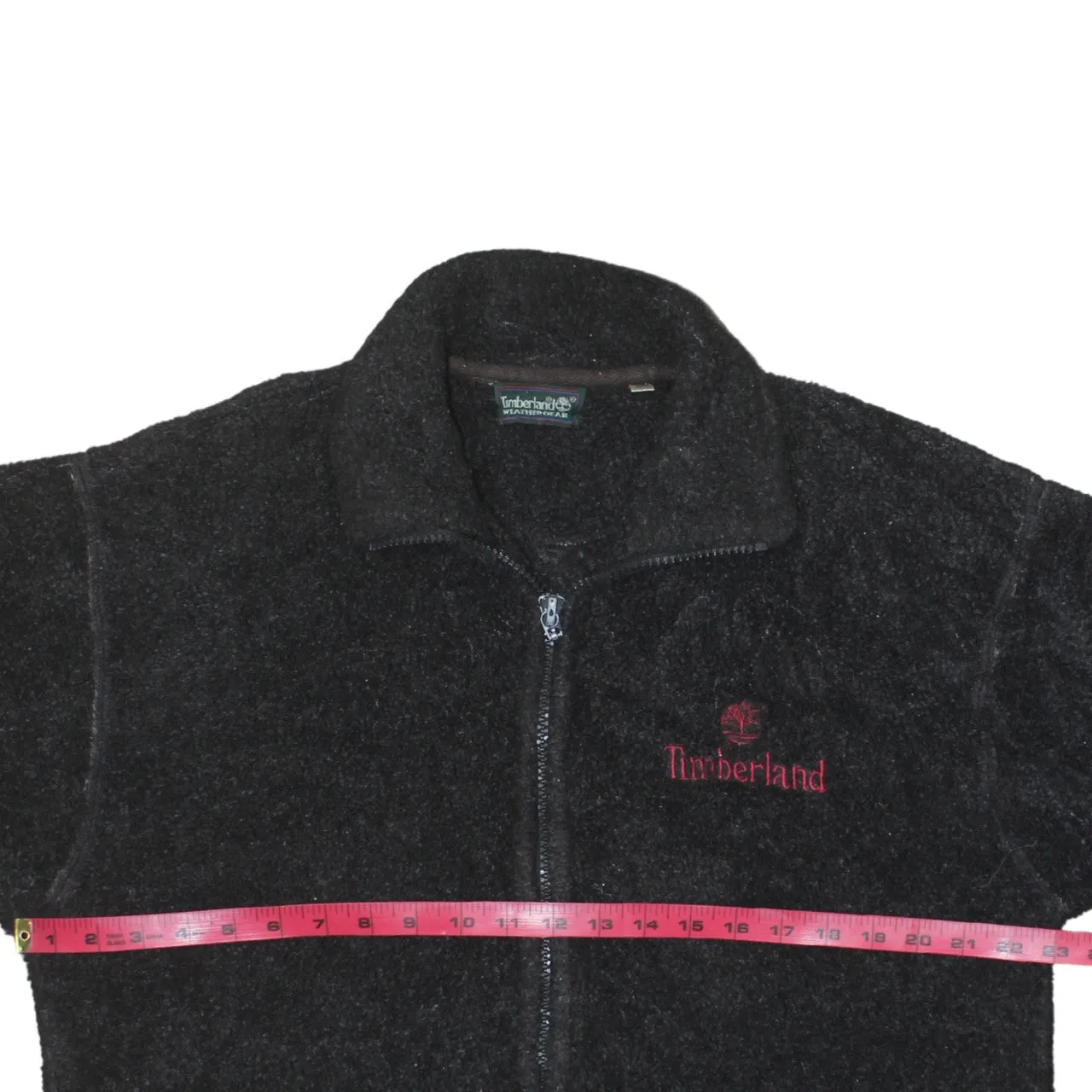 Timberland 90's Hiking Warm Full Zip Up Fleece Jumper Medium Black sold by Vintage Club product image thumbnail 5