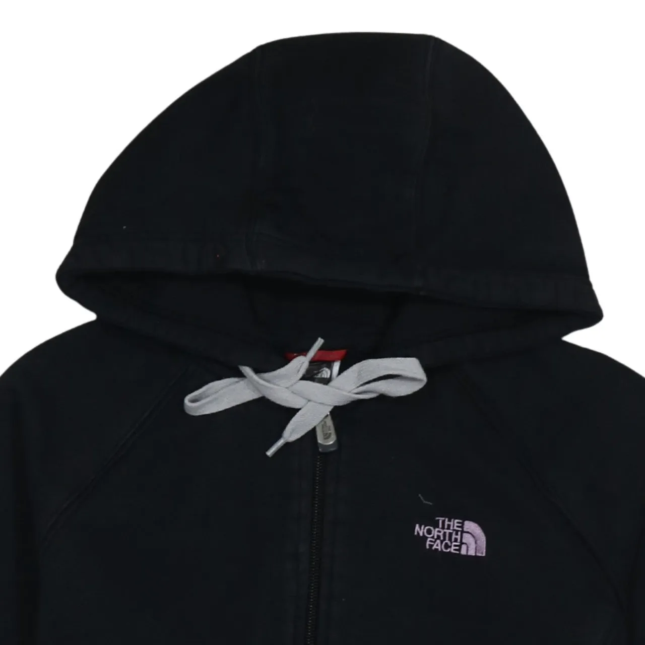 The North Face Black Full Zip Hoodie Men’s Medium Embroidered Logo Drawstring Casual Sweatshirt sold by Vintage Club product image thumbnail 3