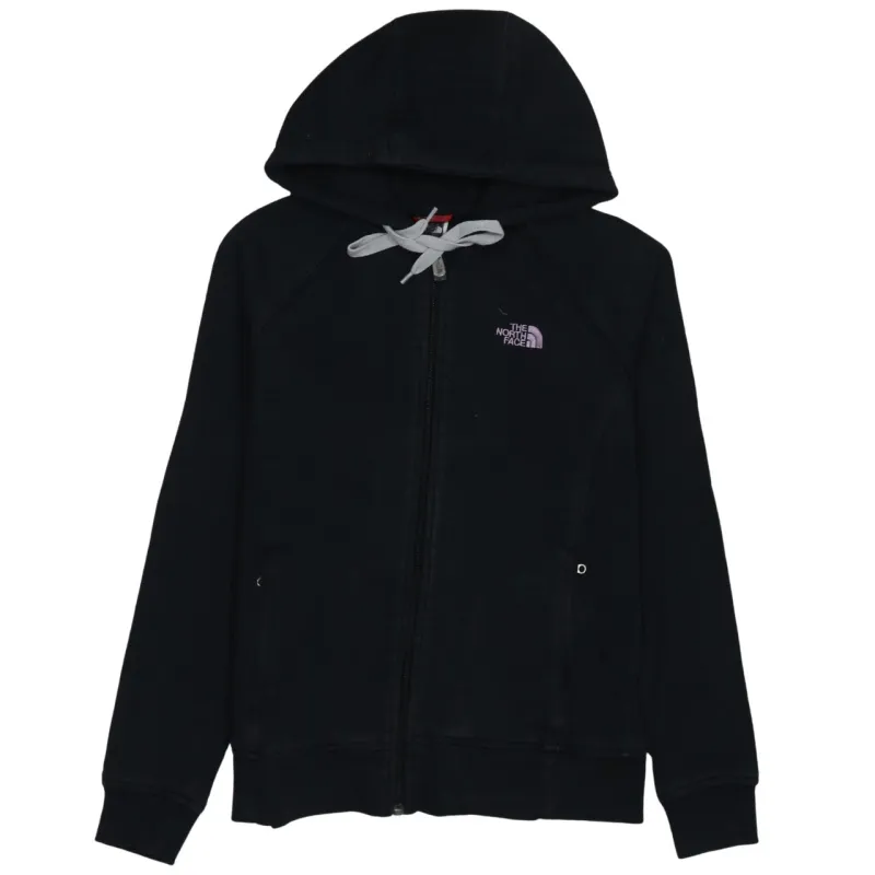 The North Face Black Full Zip Hoodie Men’s Medium Embroidered Logo Drawstring Casual Sweatshirt made by The North Face