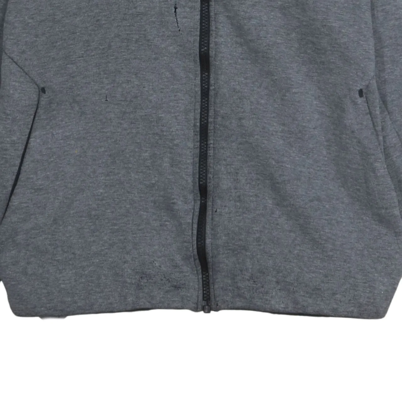 Nike 90's Swoosh Full Zip Up Hoodie XLarge Grey sold by Vintage Club product image thumbnail 4
