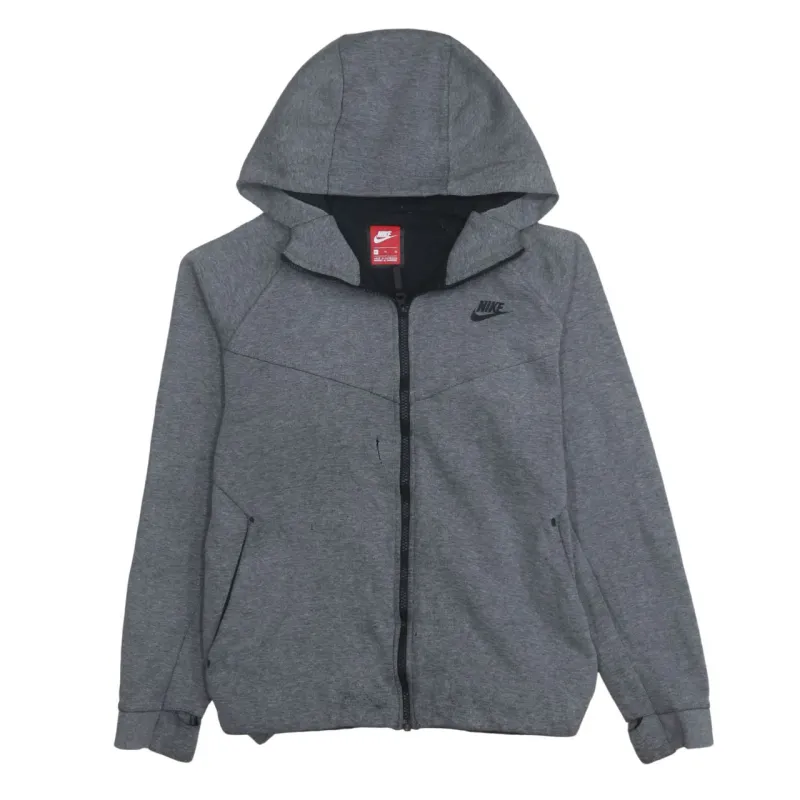 Nike 90's Swoosh Full Zip Up Hoodie XLarge Grey sold by Vintage Club
