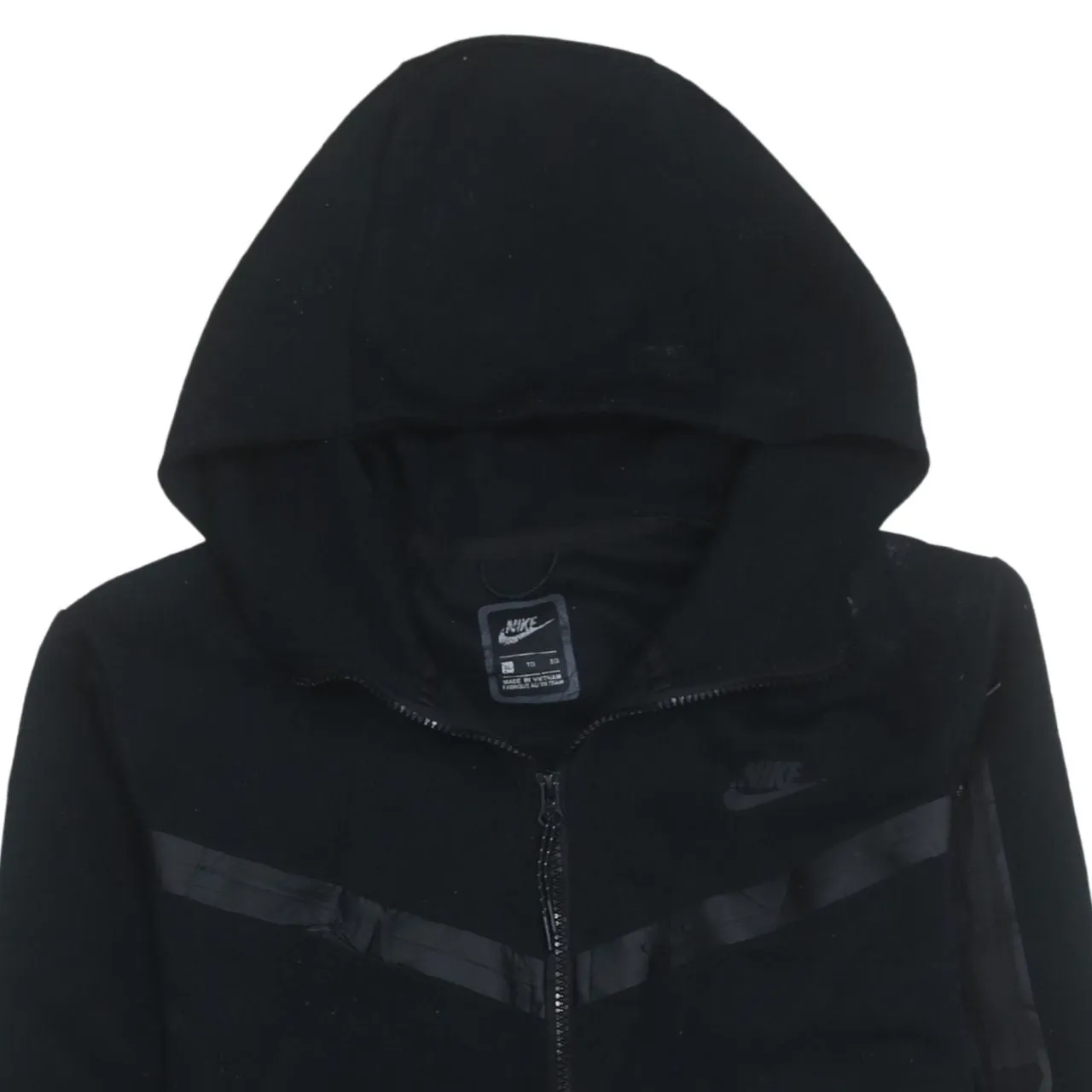 Nike 90's Swoosh Full Zip Up Hoodie XLarge Black sold by Vintage Club product image thumbnail 3