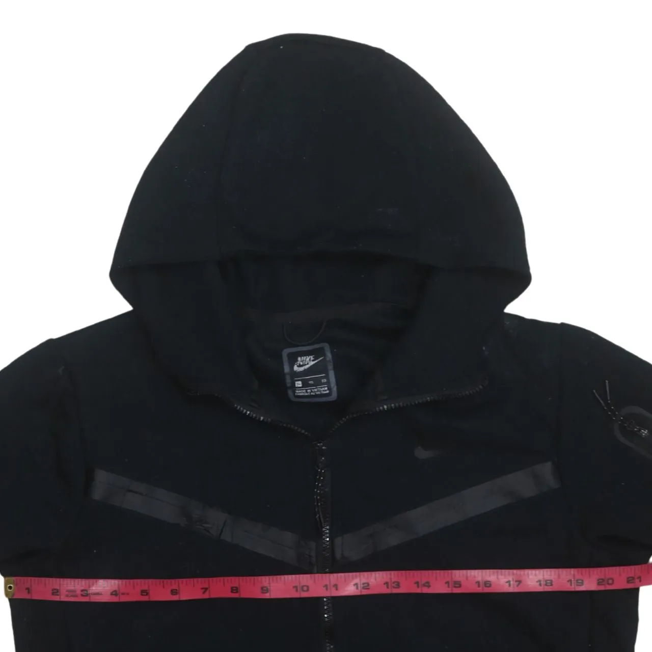Nike 90's Swoosh Full Zip Up Hoodie XLarge Black sold by Vintage Club product image thumbnail 5