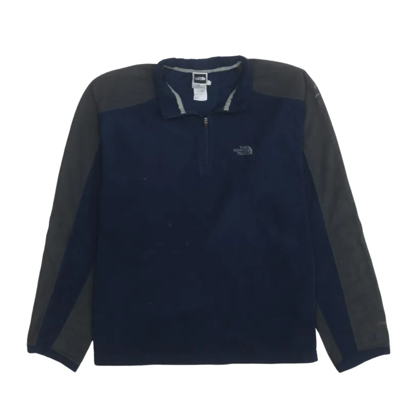 The North Face 90's Hiking Warm Quarter Zip Fleece Jumper Medium Navy Blue made by The North Face