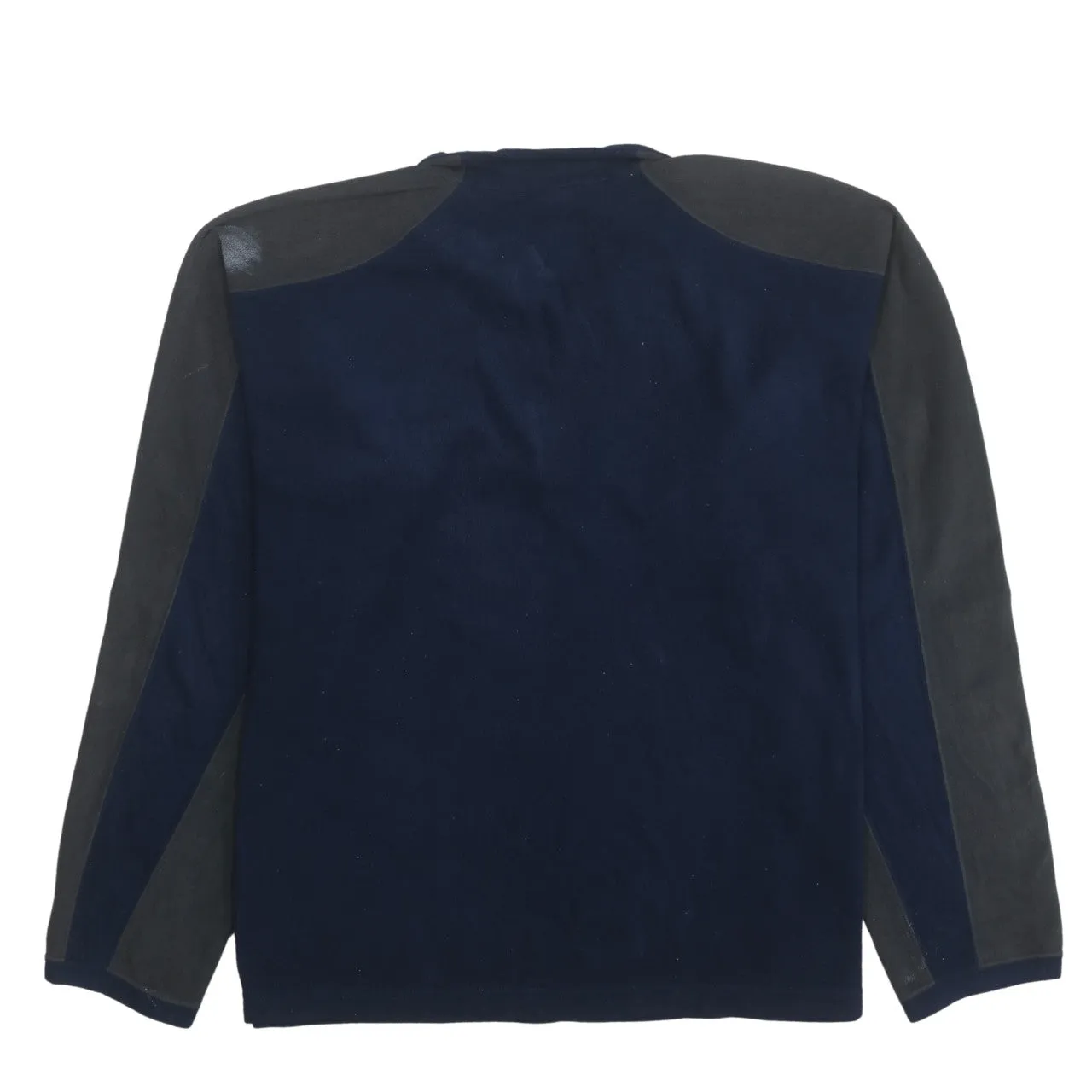 The North Face 90's Hiking Warm Quarter Zip Fleece Jumper Medium Navy Blue sold by Vintage Club product image thumbnail 2