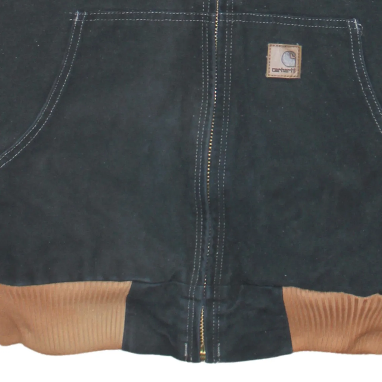 Carhartt 90's Hooded Full Zip Up Windbreaker XXLarge Black sold by Vintage Club product image thumbnail 4