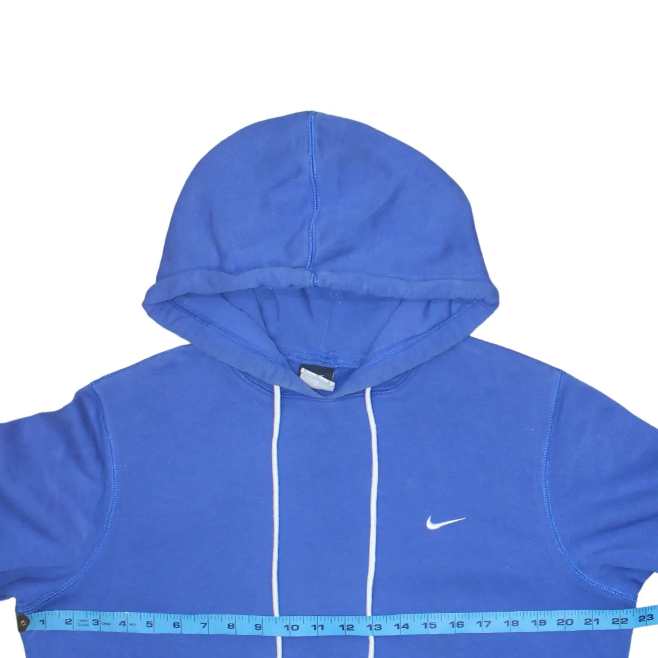 Nike 90's Swoosh Pullover Hoodie Medium Blue sold by Vintage Club product image thumbnail 5