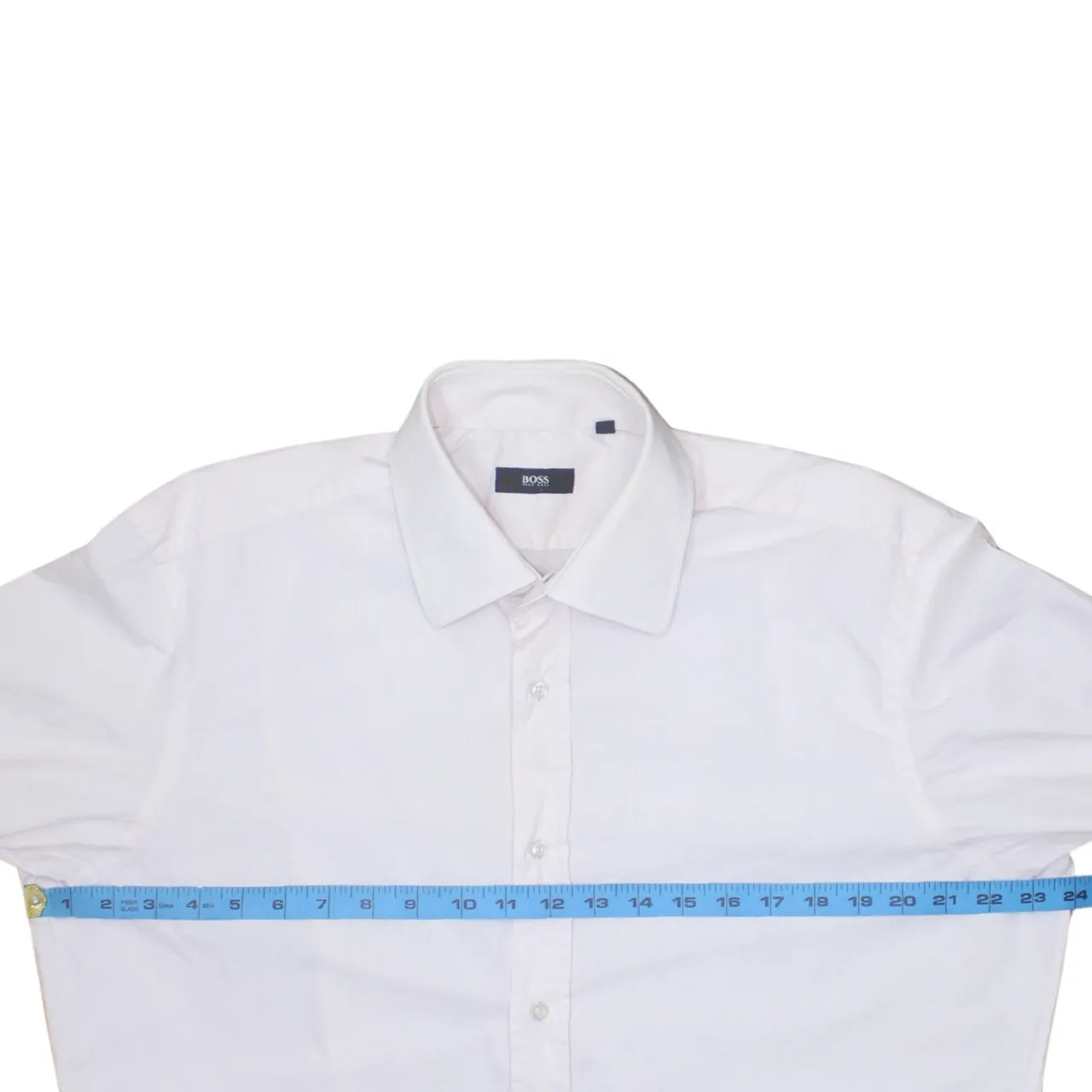 HUGO BOSS 90's Long Sleeve Button Up Shirt Medium Pink sold by Vintage Club product image thumbnail 5