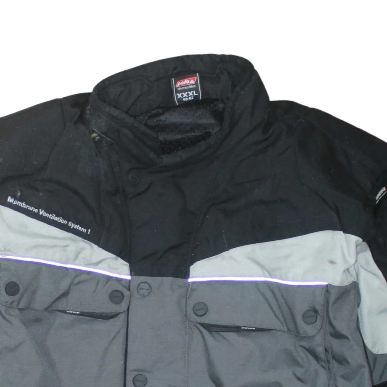 Polo 90's Heavyweight Button Up Windbreaker XXXLarge (3XL) Grey sold by Vintage Club product image thumbnail 3