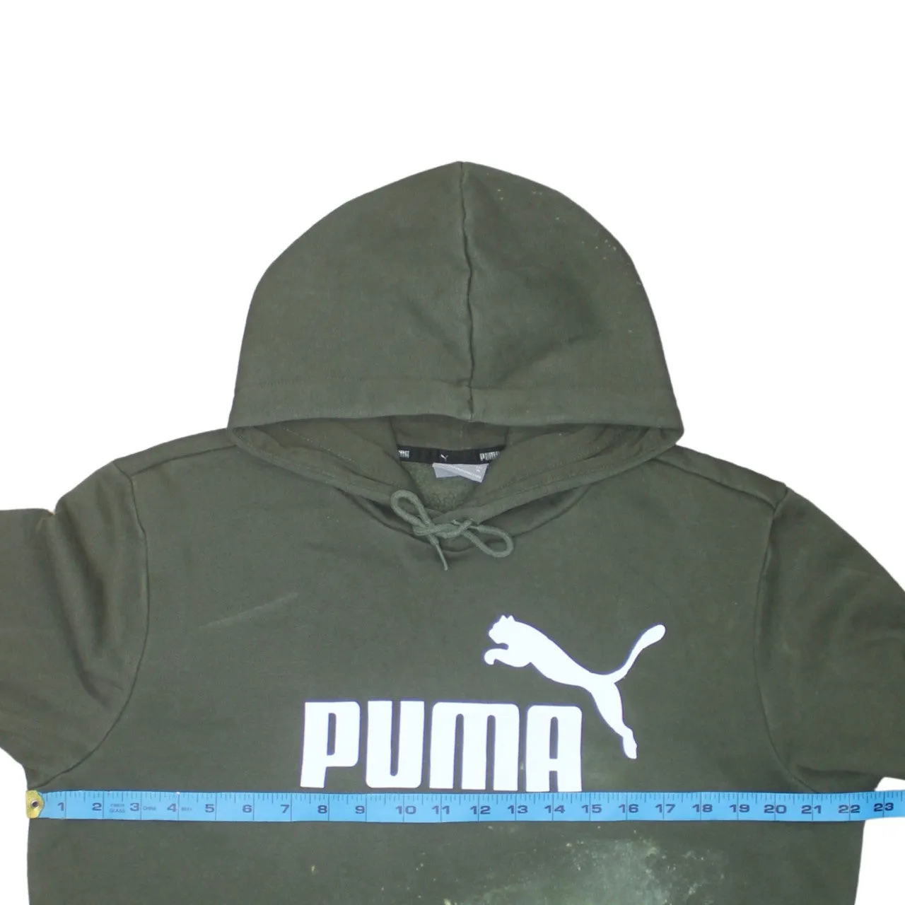 Puma 90's Spellout Pullover Hoodie Medium Green sold by Vintage Club product image thumbnail 5