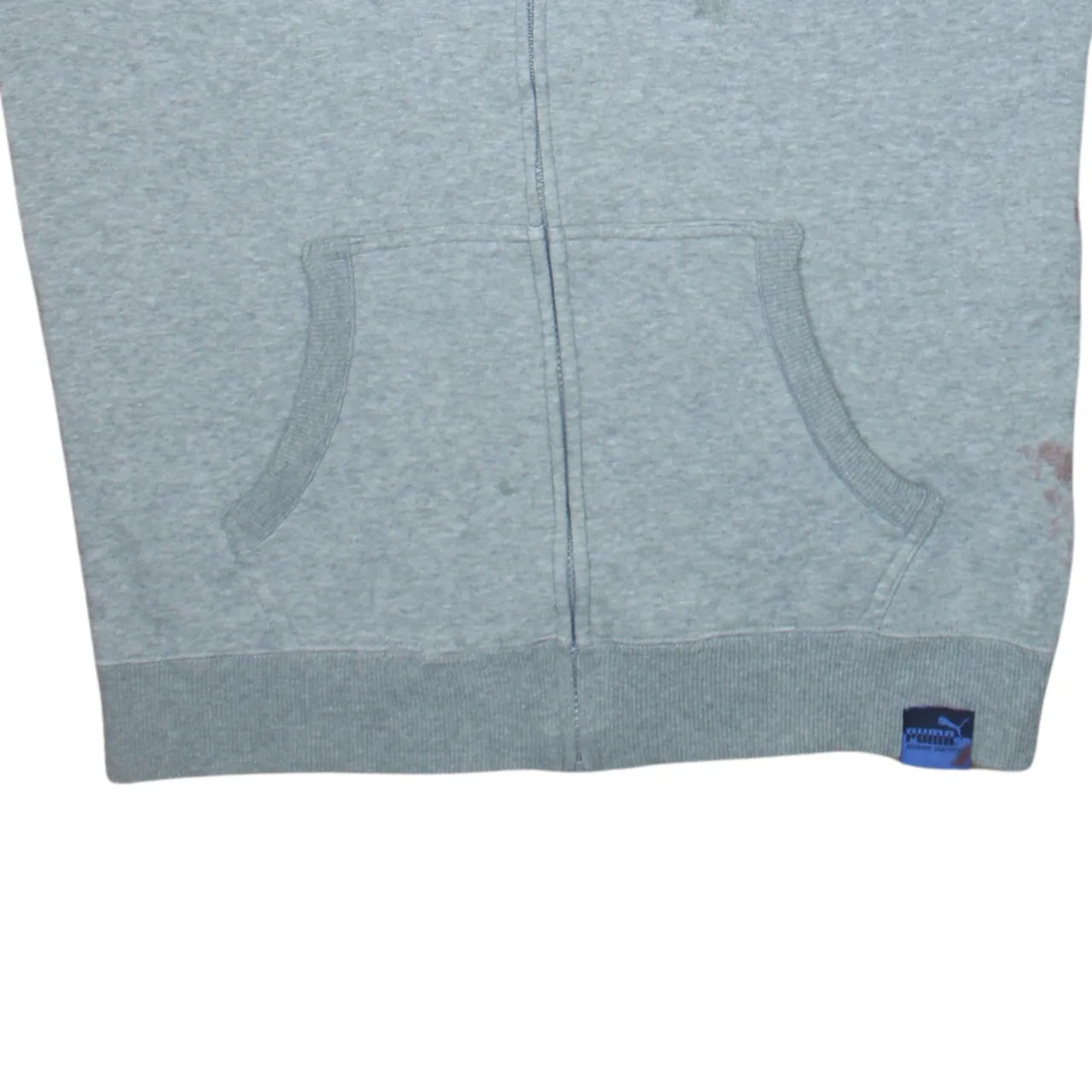 Puma 90's Spellout Full Zip Up Sweatshirt Medium Grey sold by Vintage Club product image thumbnail 4