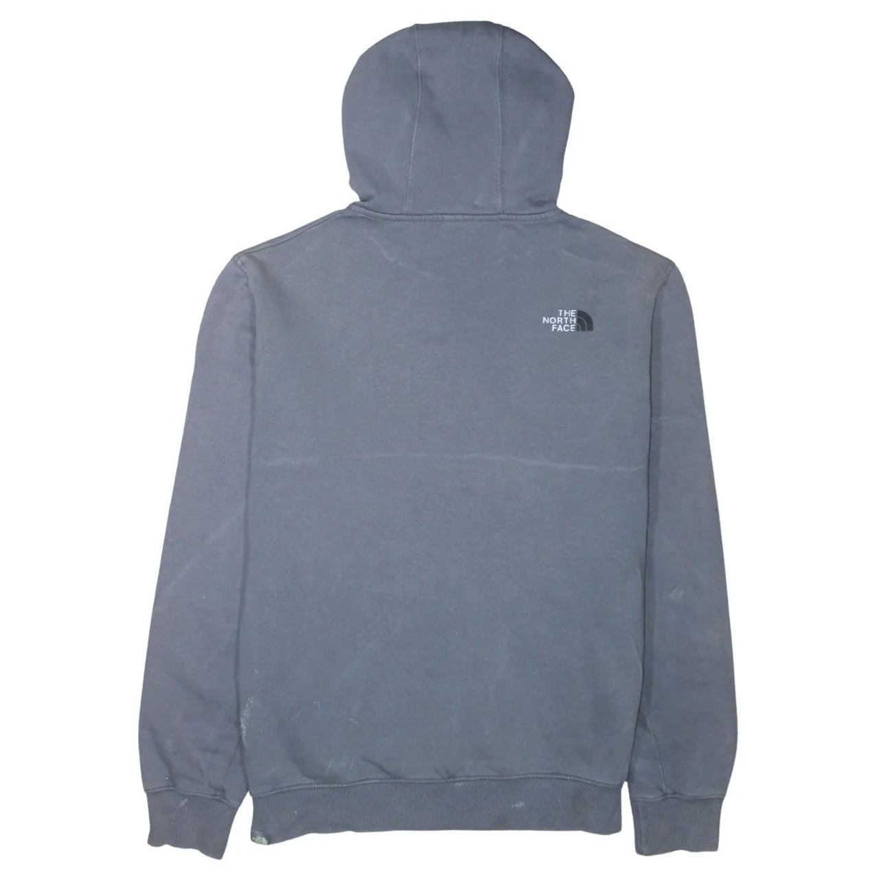 The North Face 90's Spellout Pullover Hoodie Large Grey sold by Vintage Club product image thumbnail 2