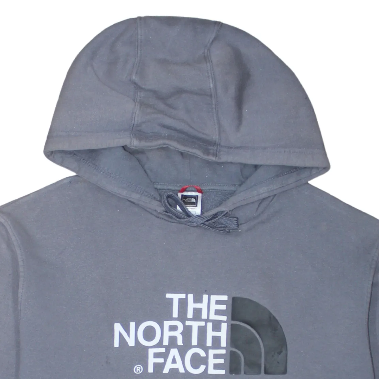 The North Face 90's Spellout Pullover Hoodie Large Grey sold by Vintage Club product image thumbnail 3