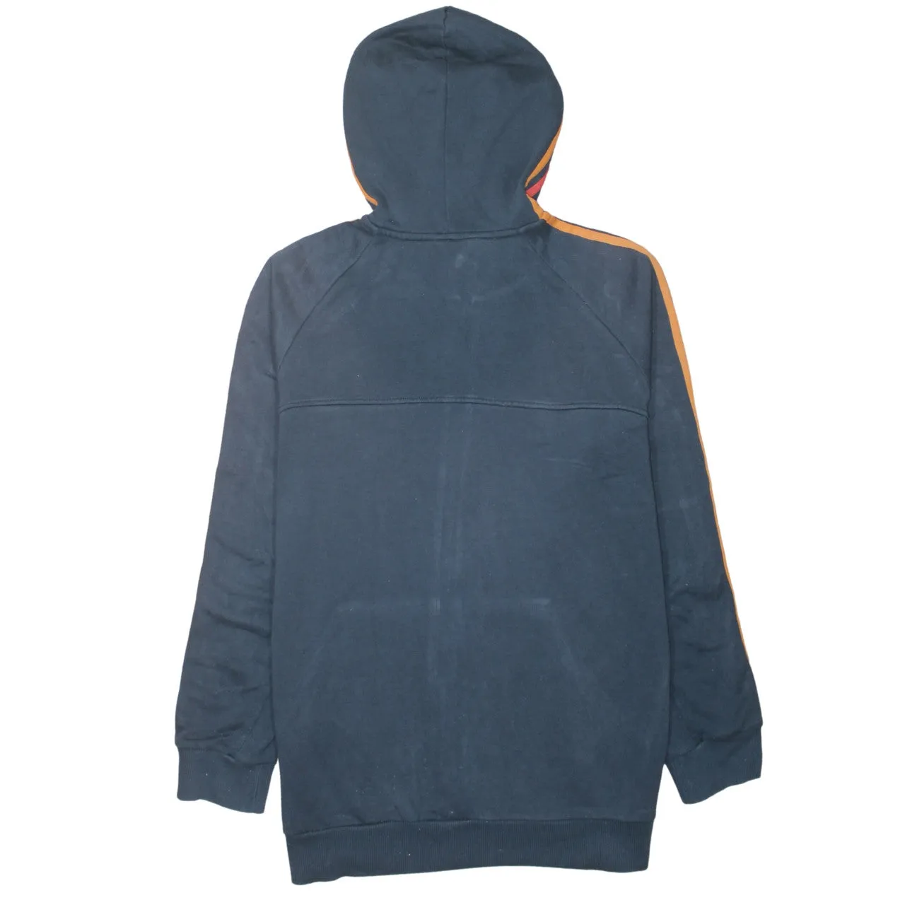 Adidas 90's Striped Sleeve Full Zip Up Hoodie XLarge Navy Blue sold by Vintage Club product image thumbnail 2