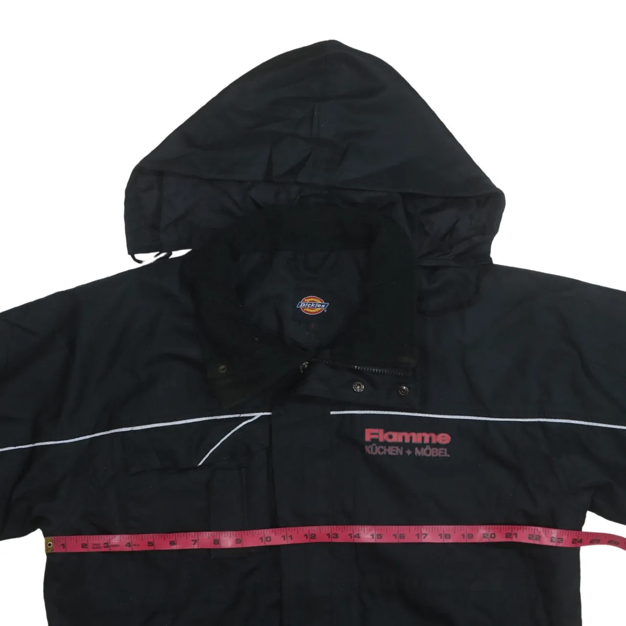 Dickies 90's Hooded Full Zip Up Windbreaker Large Black sold by Vintage Club product image thumbnail 5