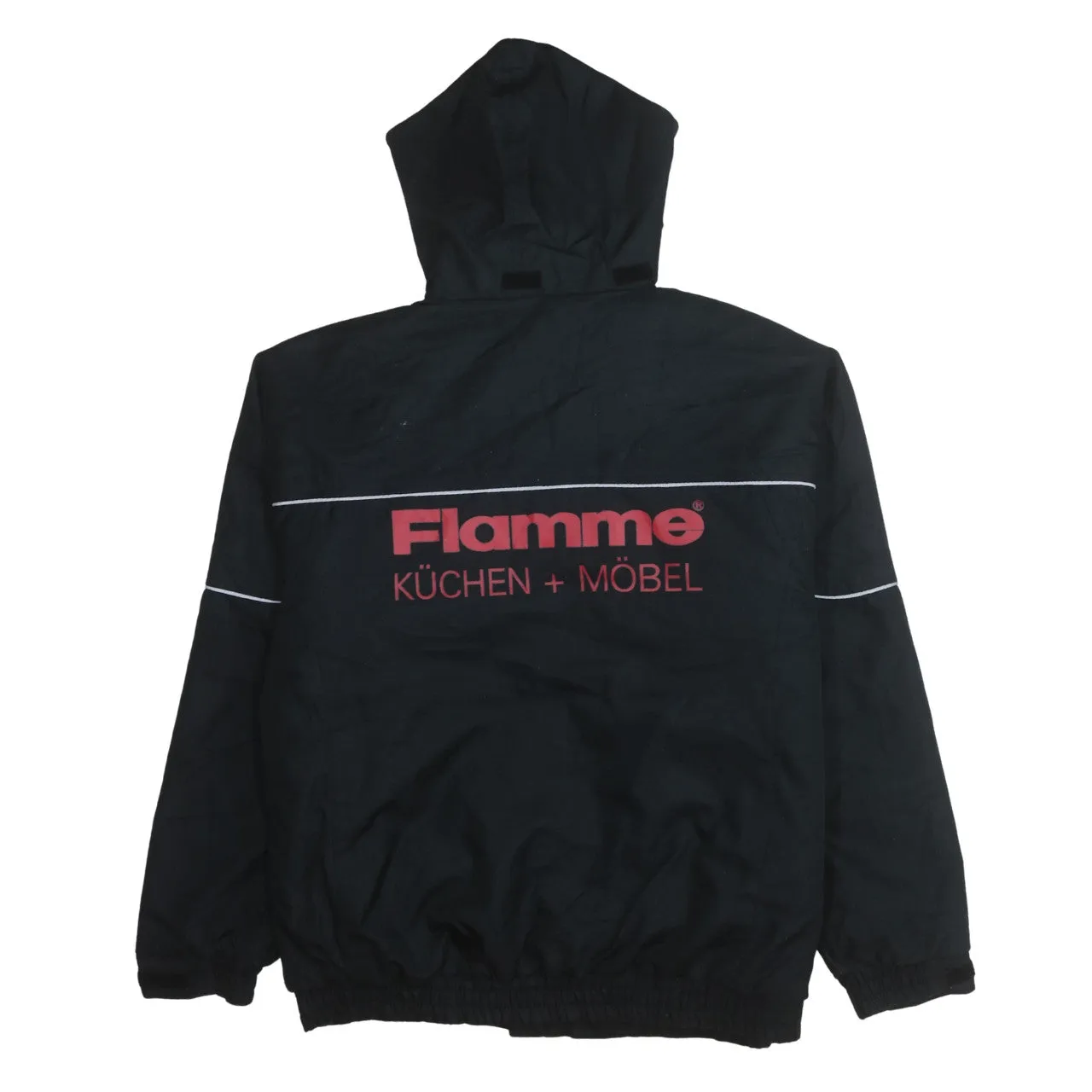 Dickies 90's Hooded Full Zip Up Windbreaker Large Black sold by Vintage Club product image thumbnail 2