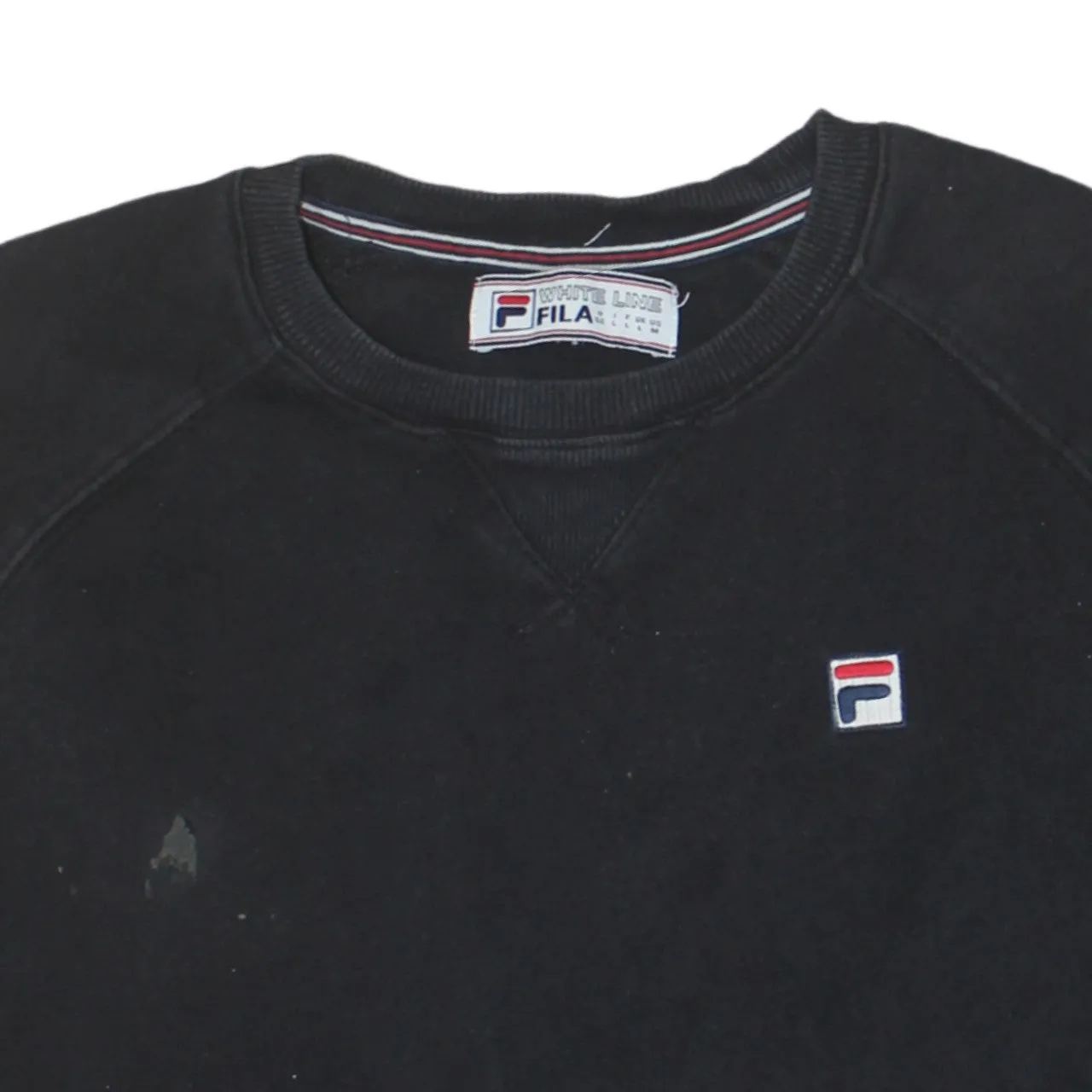 Fila 90's Lightweight Crew Neck Sweatshirt Large Black sold by Vintage Club product image thumbnail 3