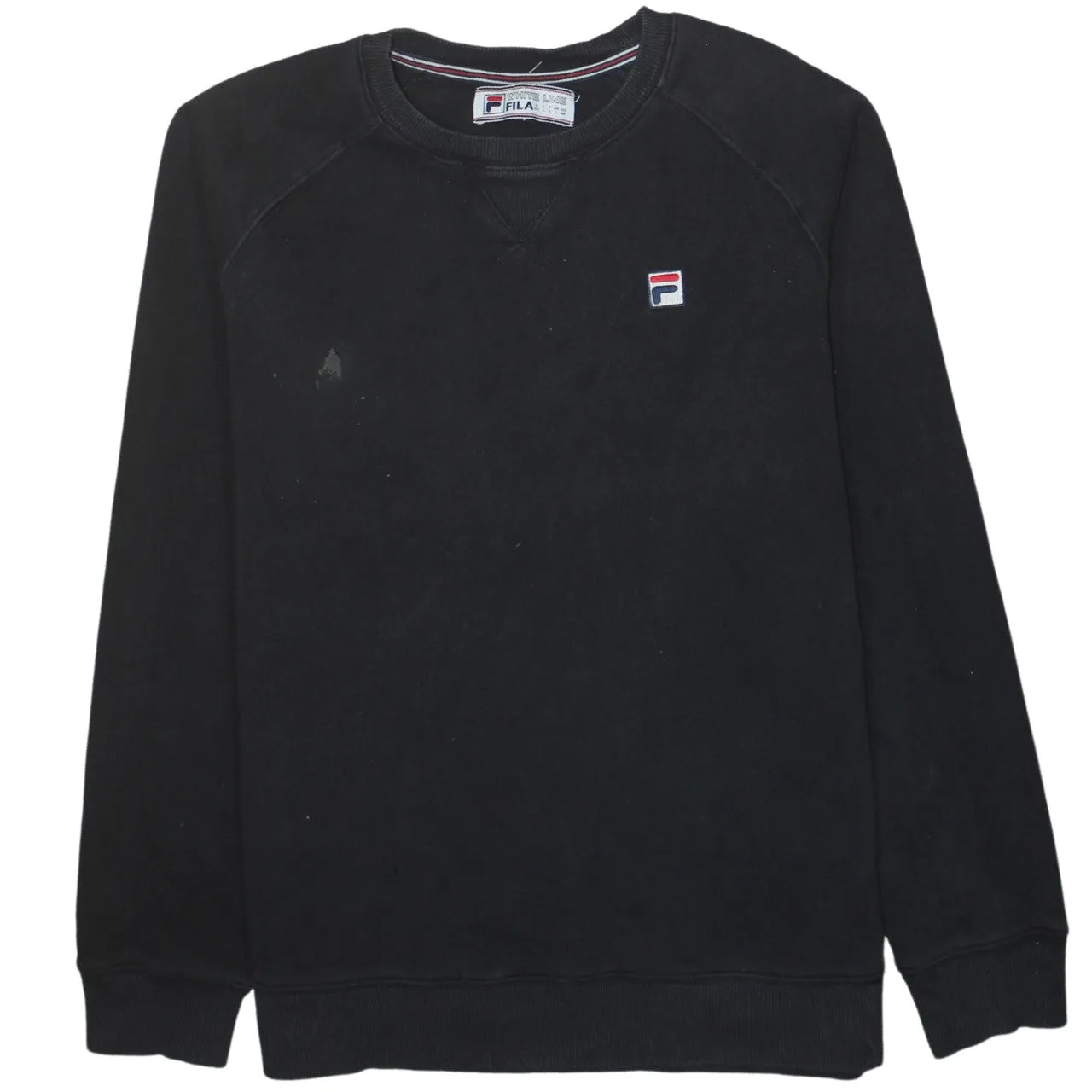 Fila 90's Lightweight Crew Neck Sweatshirt Large Black sold by Vintage Club