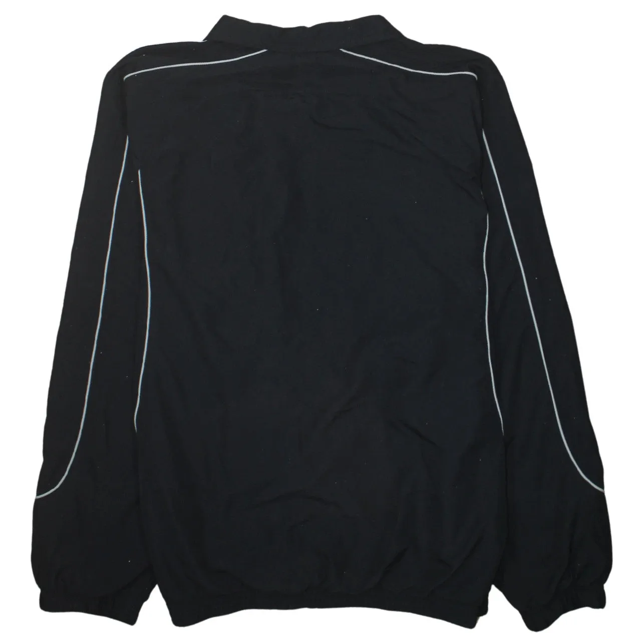 Adidas 90's Striped Sleeve Full Zip Up Windbreaker Medium Black sold by Vintage Club product image thumbnail 2