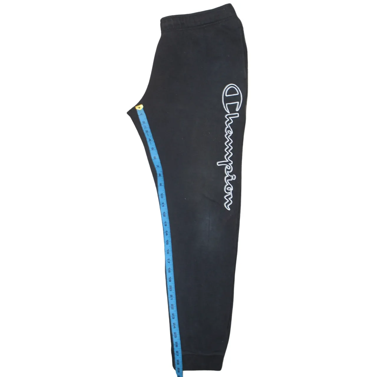 Champion 90's Elasticated Waistband Drawstrings Casual Joggers / Sweatpants Large Black sold by Vintage Club product image thumbnail 5