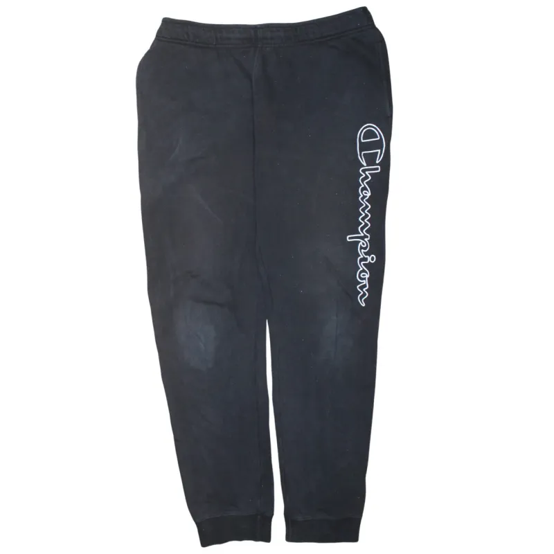 Champion 90's Elasticated Waistband Drawstrings Casual Joggers / Sweatpants Large Black sold by Vintage Club