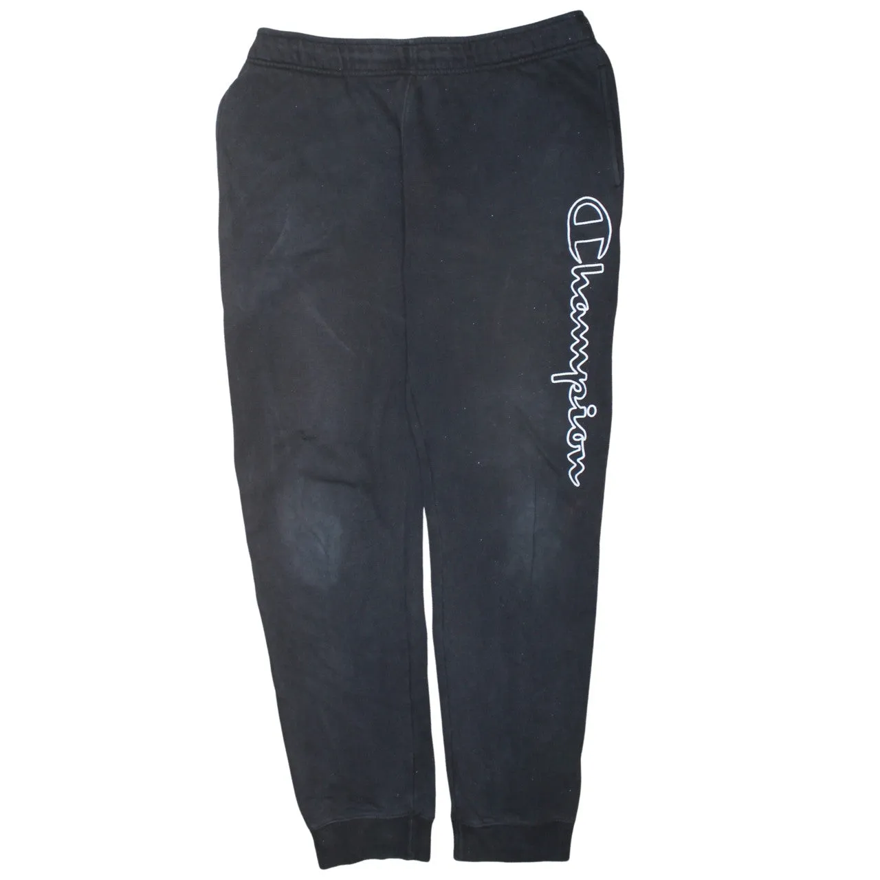 Champion 90's Elasticated Waistband Drawstrings Casual Joggers / Sweatpants Large Black sold by Vintage Club