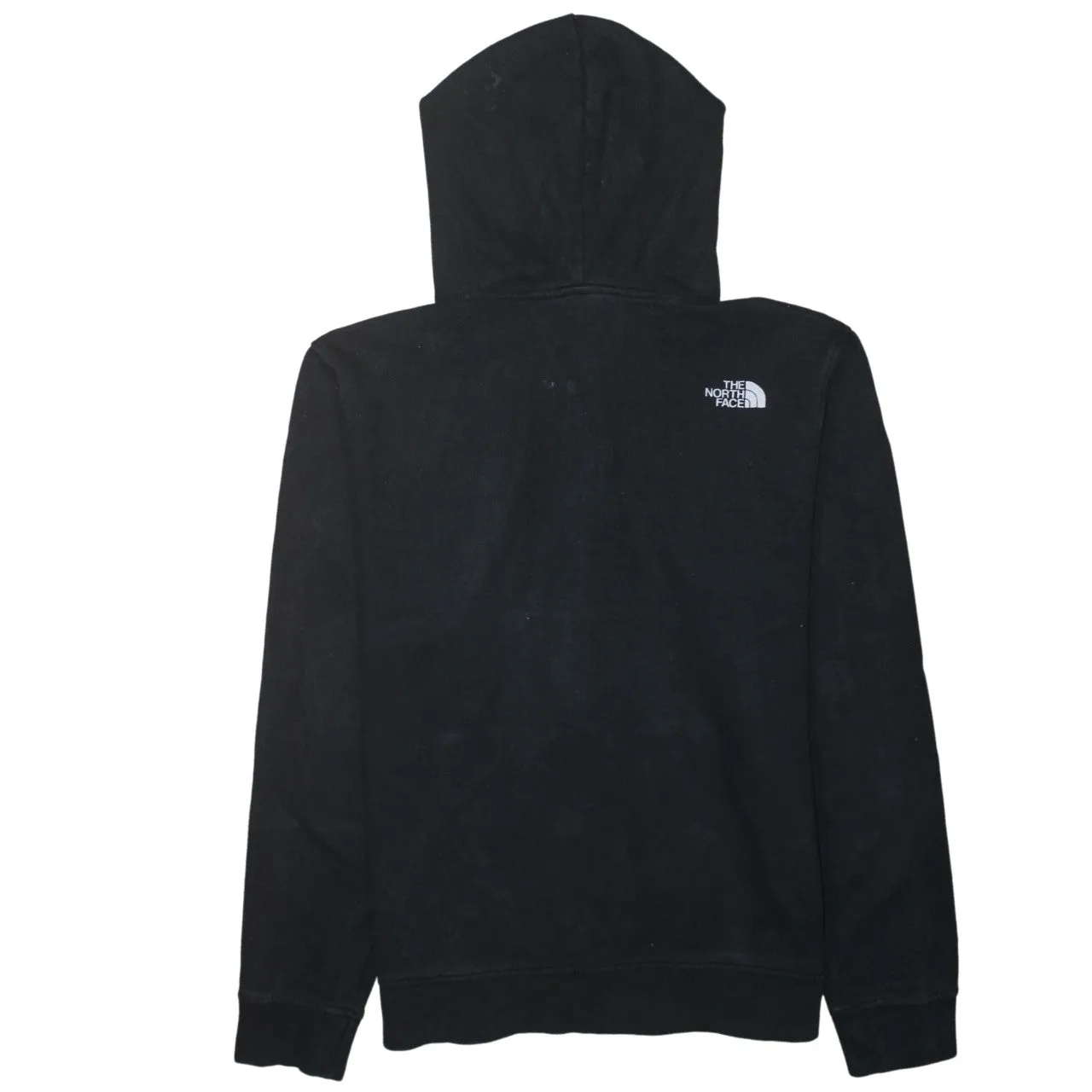 The North Face 90's Drawstring Pockets Full Zip Up Hoodie XLarge Black sold by Vintage Club product image thumbnail 2