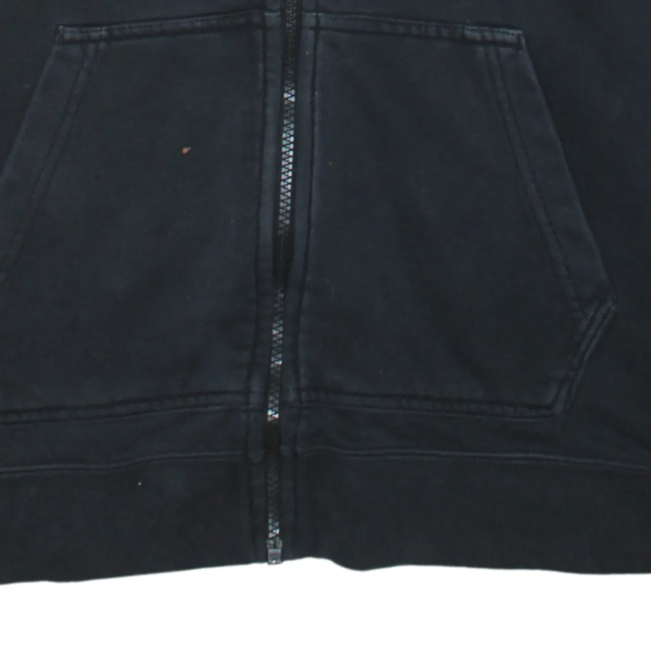 Nike 90's Swoosh Full Zip Up Hoodie Large Black sold by Vintage Club product image thumbnail 4