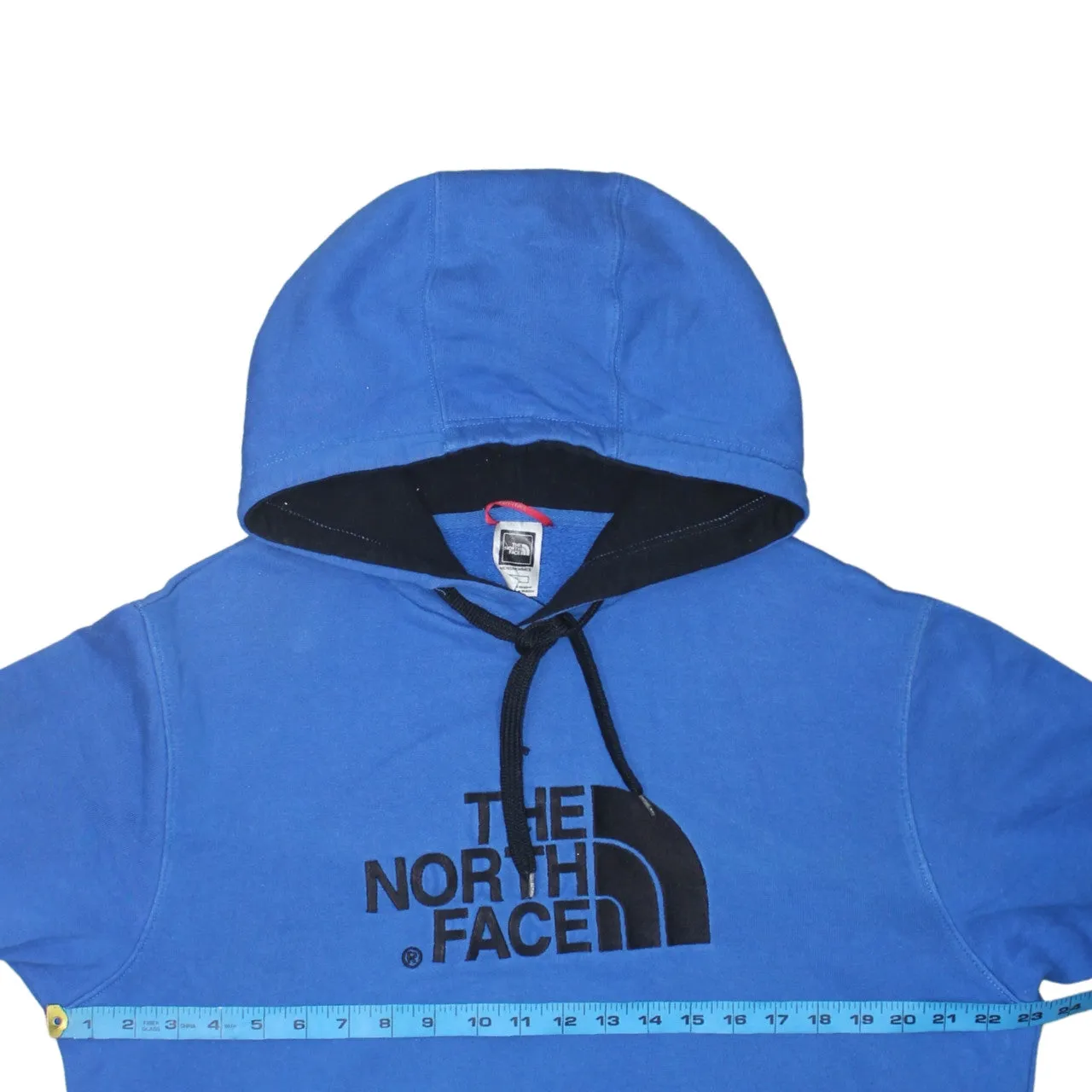 The North Face 90's Spellout Pullover Hoodie Large Blue sold by Vintage Club product image thumbnail 5