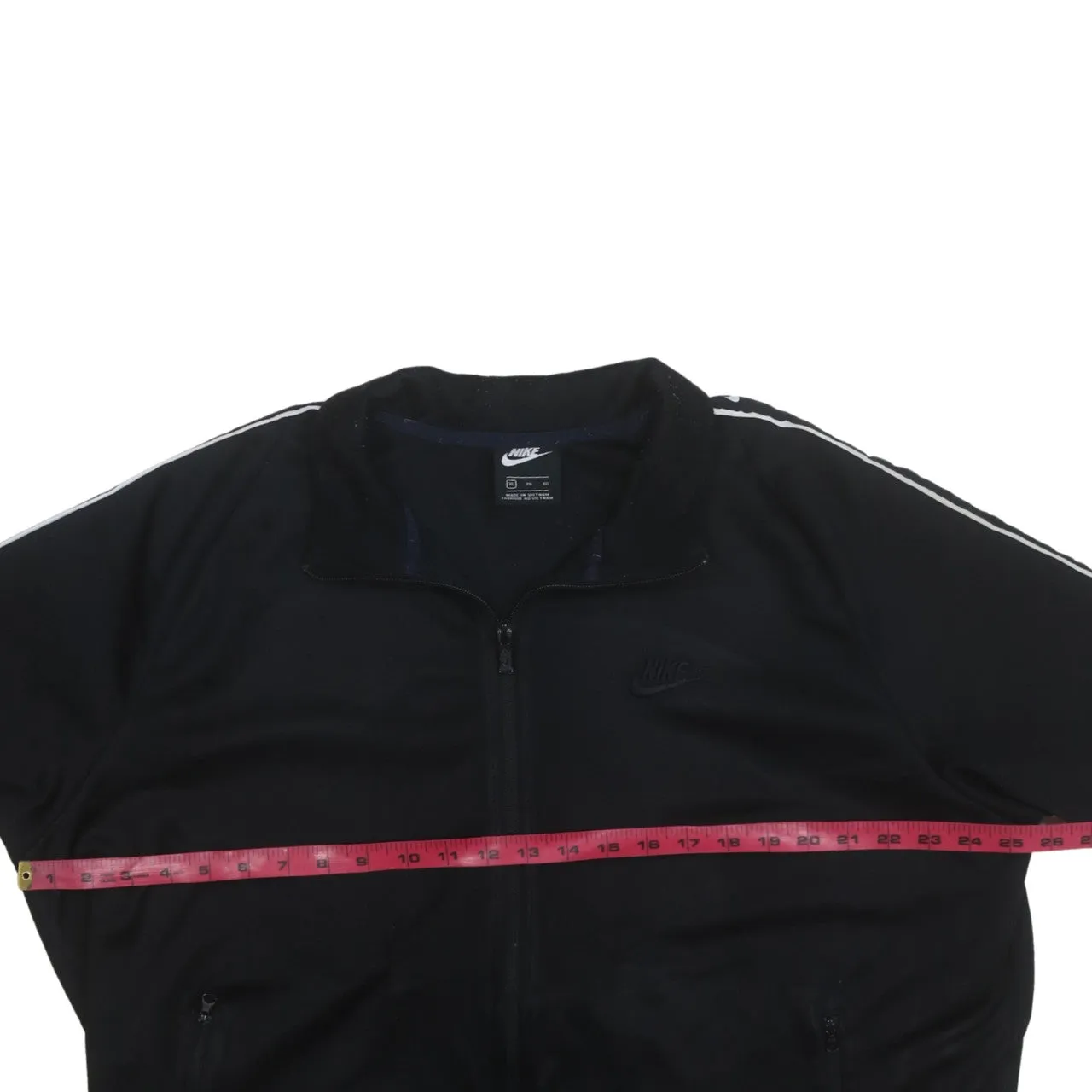 Nike 90's Swoosh Full Zip Up Sweatshirt XLarge Black sold by Vintage Club product image thumbnail 5