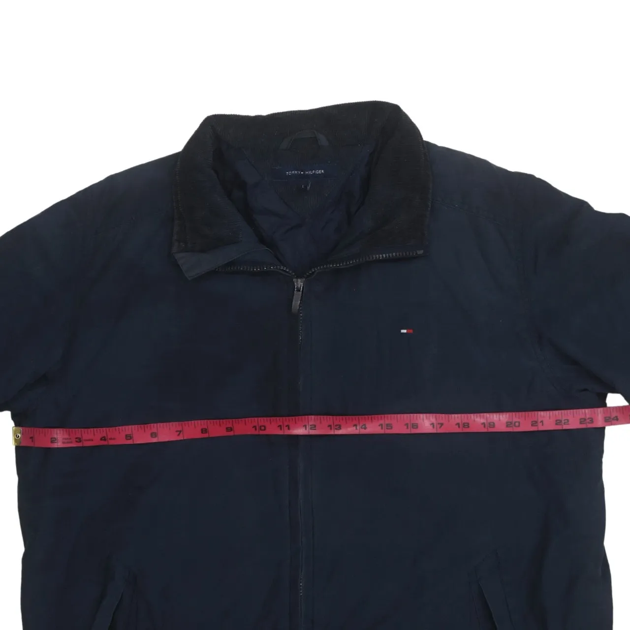 Tommy Hilfiger 90's Lightweight Full Zip Up Windbreaker Large Navy Blue sold by Vintage Club product image thumbnail 5
