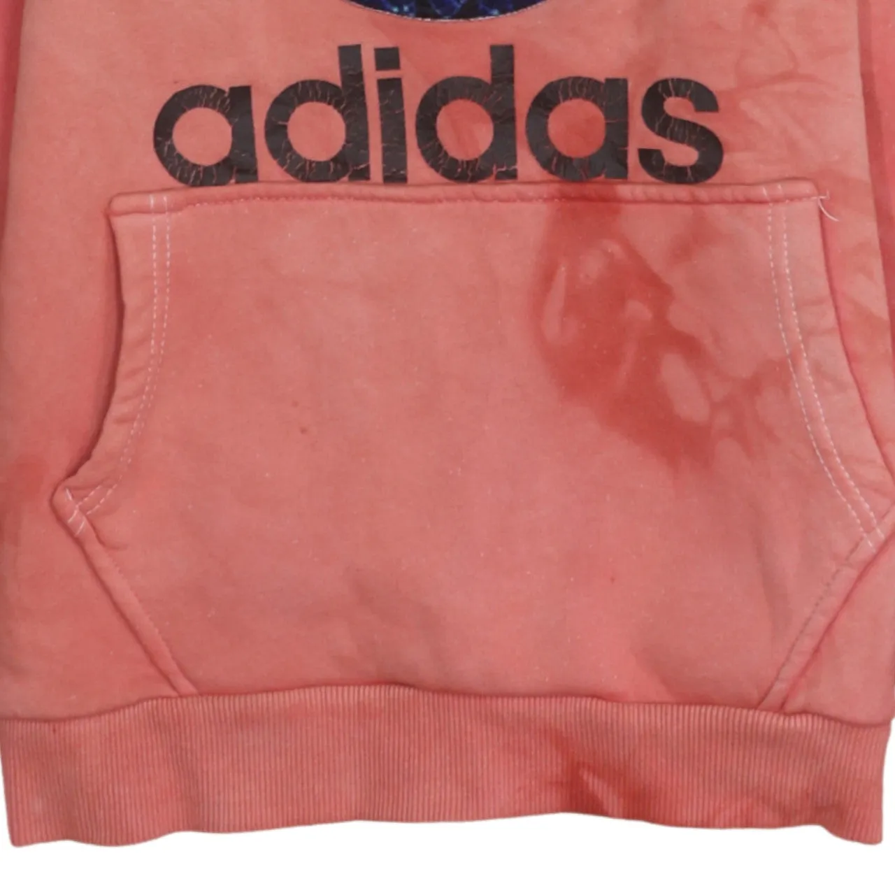 Adidas 90's Spellout Pullover Hoodie Small Red sold by Vintage Club product image thumbnail 4