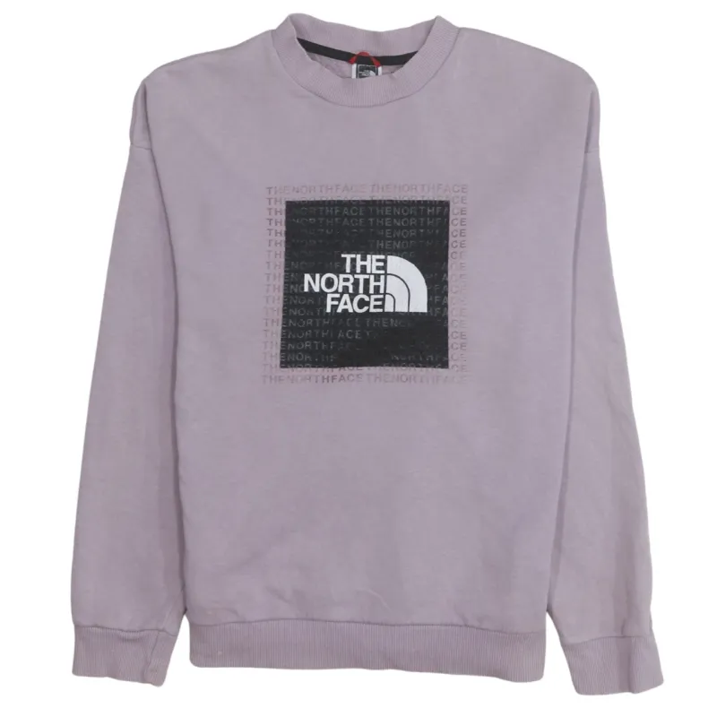 The North Face 90's Spellout Crew Neck Sweatshirt Small Purple made by The North Face
