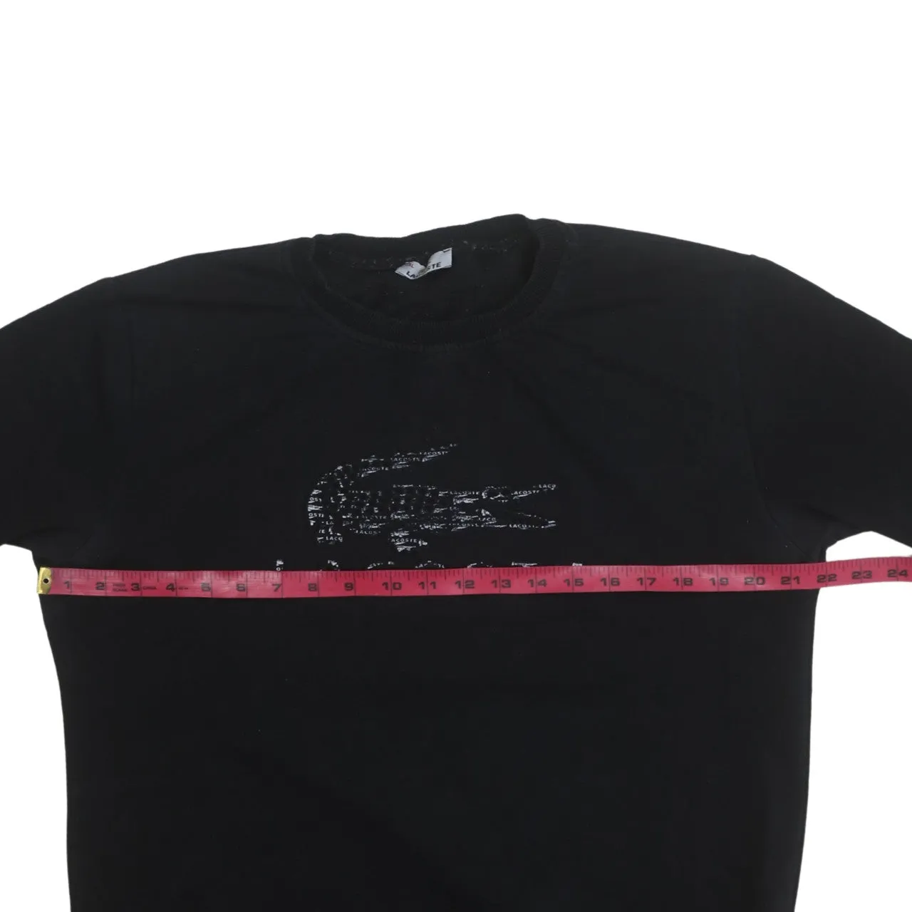 Lacoste 90's Spellout Crew Neck Sweatshirt XXLarge (2XL) Black sold by Vintage Club product image thumbnail 5