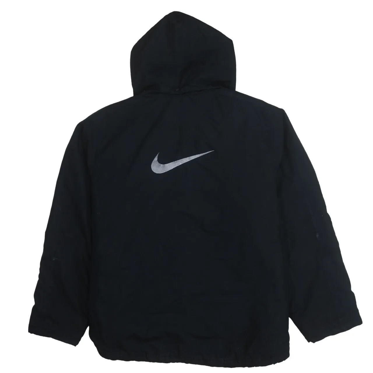 Nike 90's Swoosh Full Zip Up Windbreaker XLarge Black sold by Vintage Club product image thumbnail 2