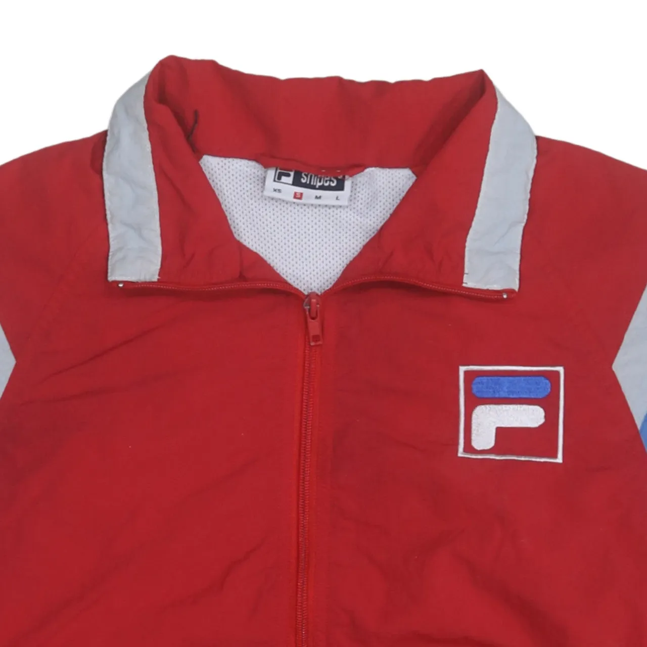 Fila 90's Lightweight Full Zip Up Windbreaker Small Red sold by Vintage Club product image thumbnail 3