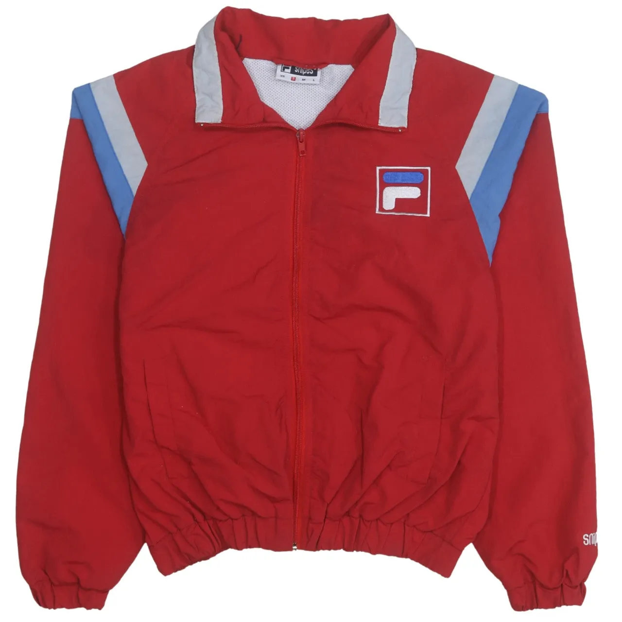 Fila 90's Lightweight Full Zip Up Windbreaker Small Red sold by Vintage Club