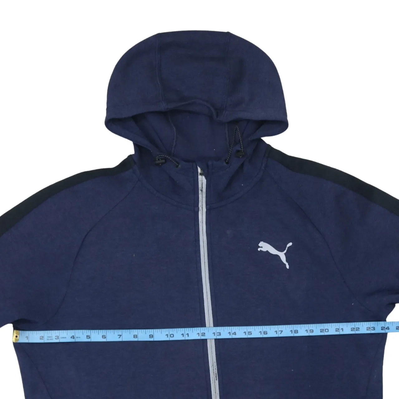 Puma 90's Lightweight Full Zip Up Hoodie XLarge Navy Blue sold by Vintage Club product image thumbnail 5