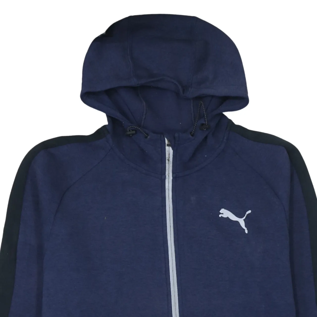 Puma 90's Lightweight Full Zip Up Hoodie XLarge Navy Blue sold by Vintage Club product image thumbnail 3