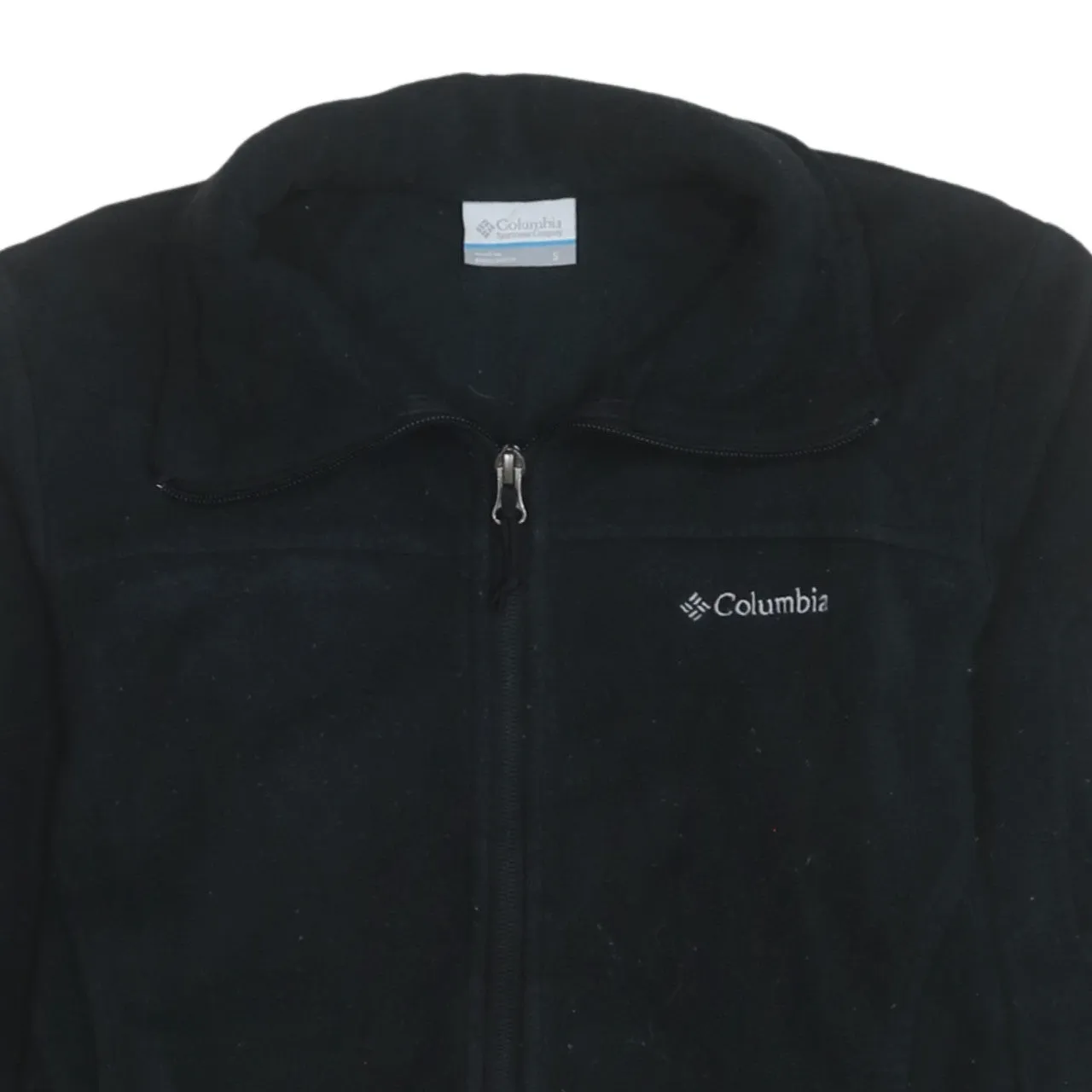 Columbia 90's Hiking Warm Full Zip Up Fleece Jumper Small Black sold by Vintage Club product image thumbnail 3