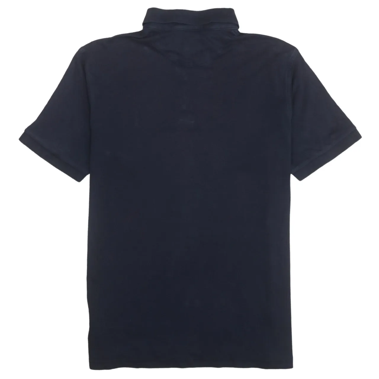 Polo Ralph Lauren 90's Short Sleeves Quarter Button Polo Shirt XLarge Navy Blue sold by Vintage Club product image thumbnail 2