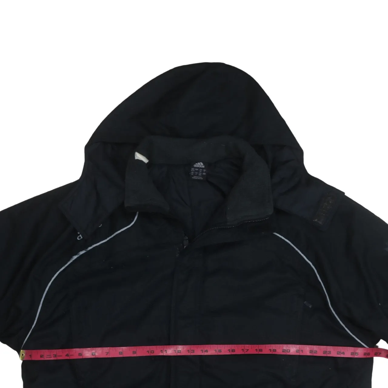 Adidas 90's Hooded Full Zip Up Windbreaker XLarge Black sold by Vintage Club product image thumbnail 5