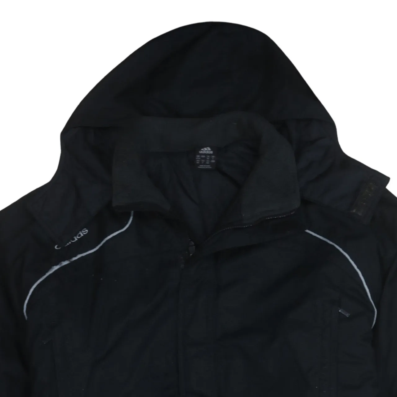 Adidas 90's Hooded Full Zip Up Windbreaker XLarge Black sold by Vintage Club product image thumbnail 3