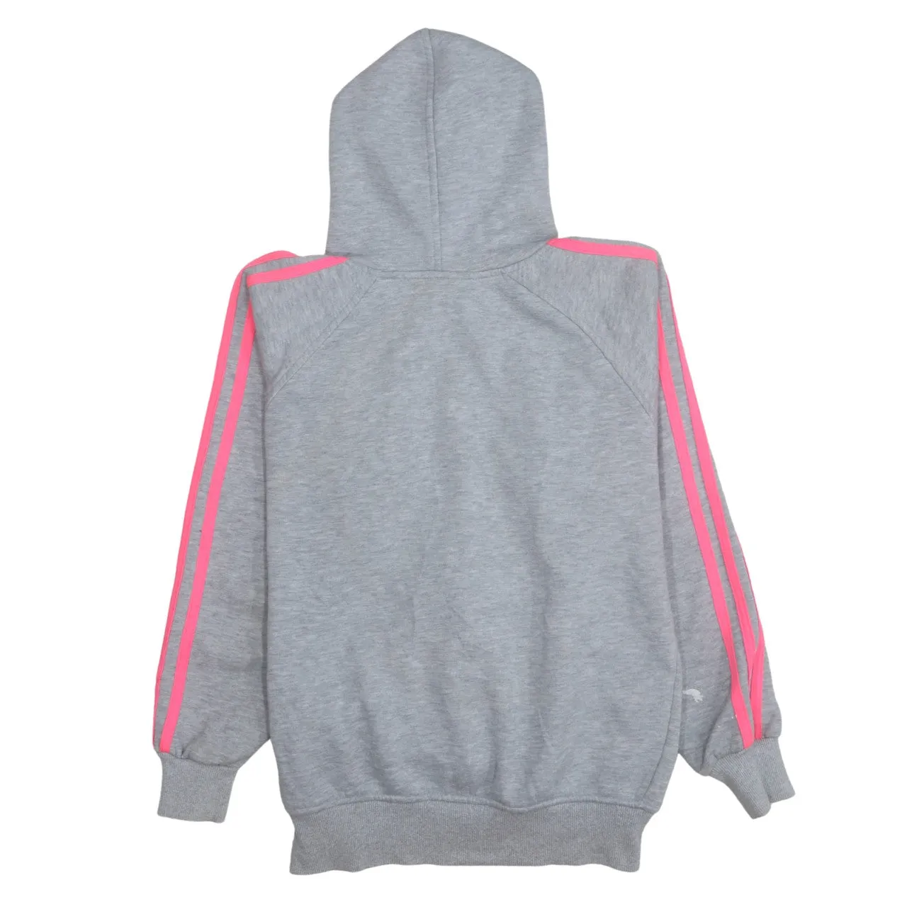 Adidas 90's Striped Sleeve Full Zip Up Hoodie XXLarge (2XL) Grey sold by Vintage Club product image thumbnail 2