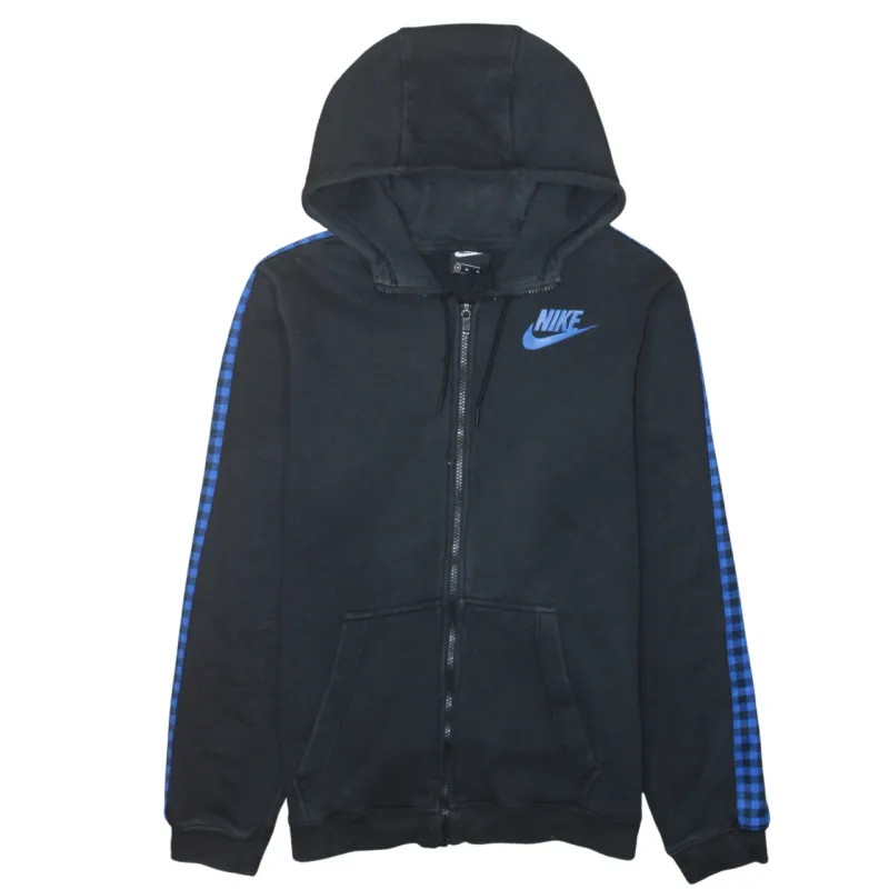 Nike 90's Swoosh Full Zip Up Hoodie Medium Black sold by Vintage Club