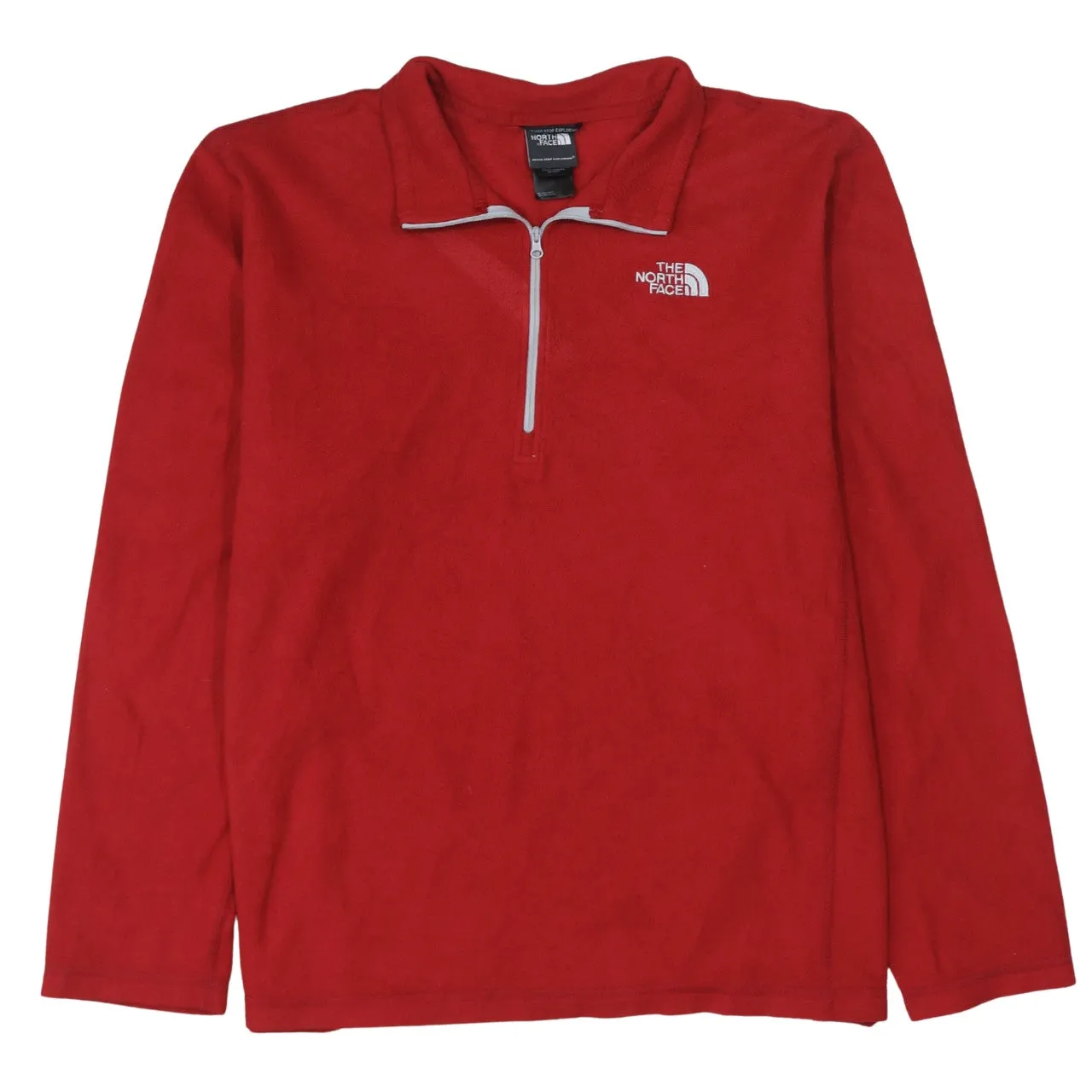 The North Face 90's Hiking Warm Quarter Zip Fleece Jumper XLarge Red sold by Vintage Club