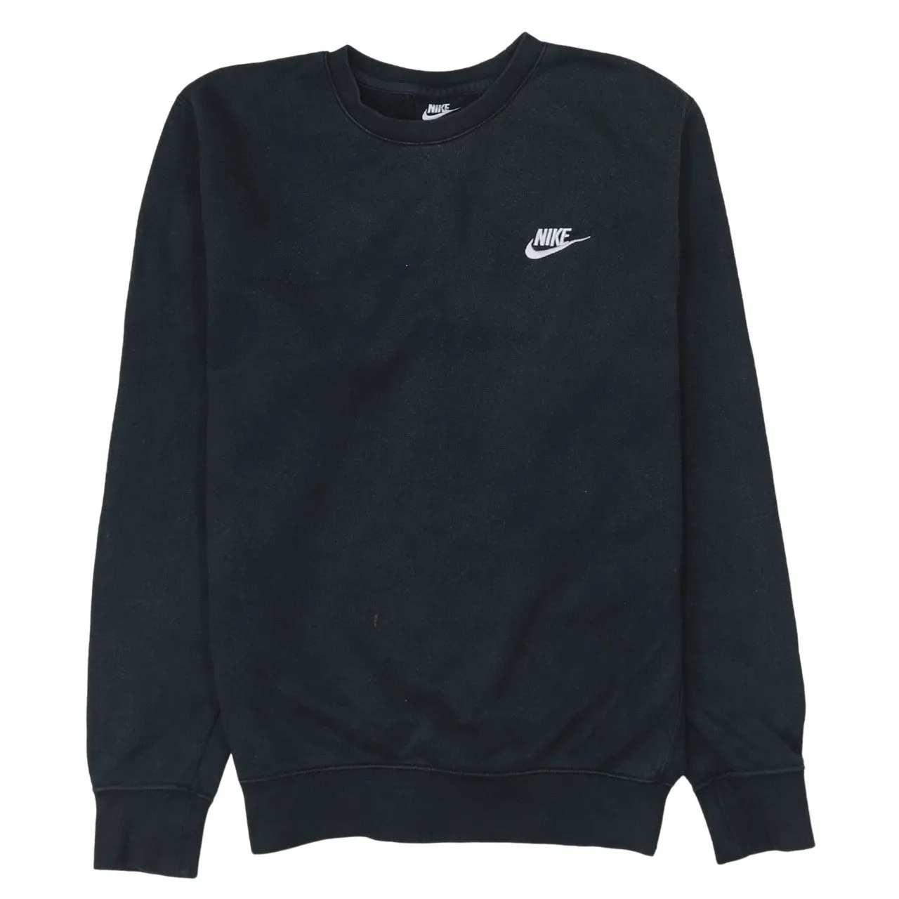 Nike 90's Swoosh Crew Neck Sweatshirt XSmall Black sold by Vintage Club