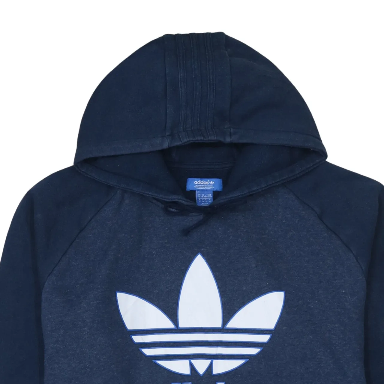 Adidas 90's Spellout Pullover Hoodie XLarge Navy Blue sold by Vintage Club product image thumbnail 3