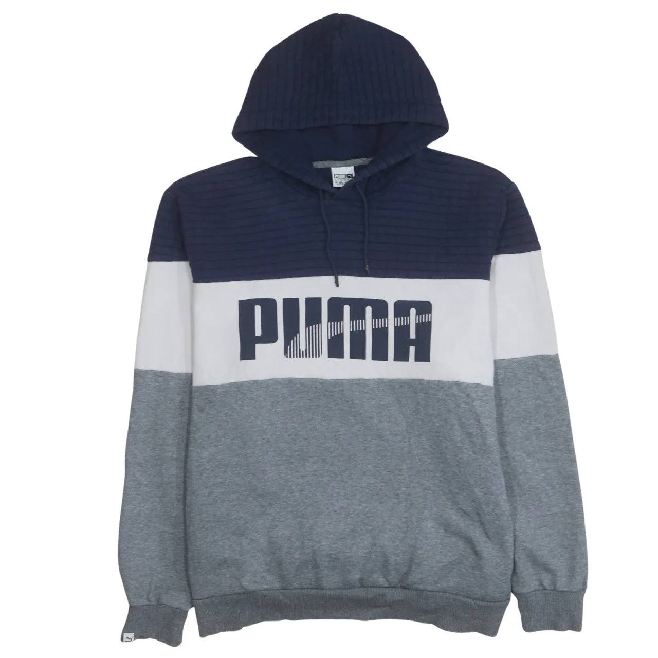 Puma 90's Spellout Pullover Hoodie XXLarge (2XL) Grey sold by Vintage Club