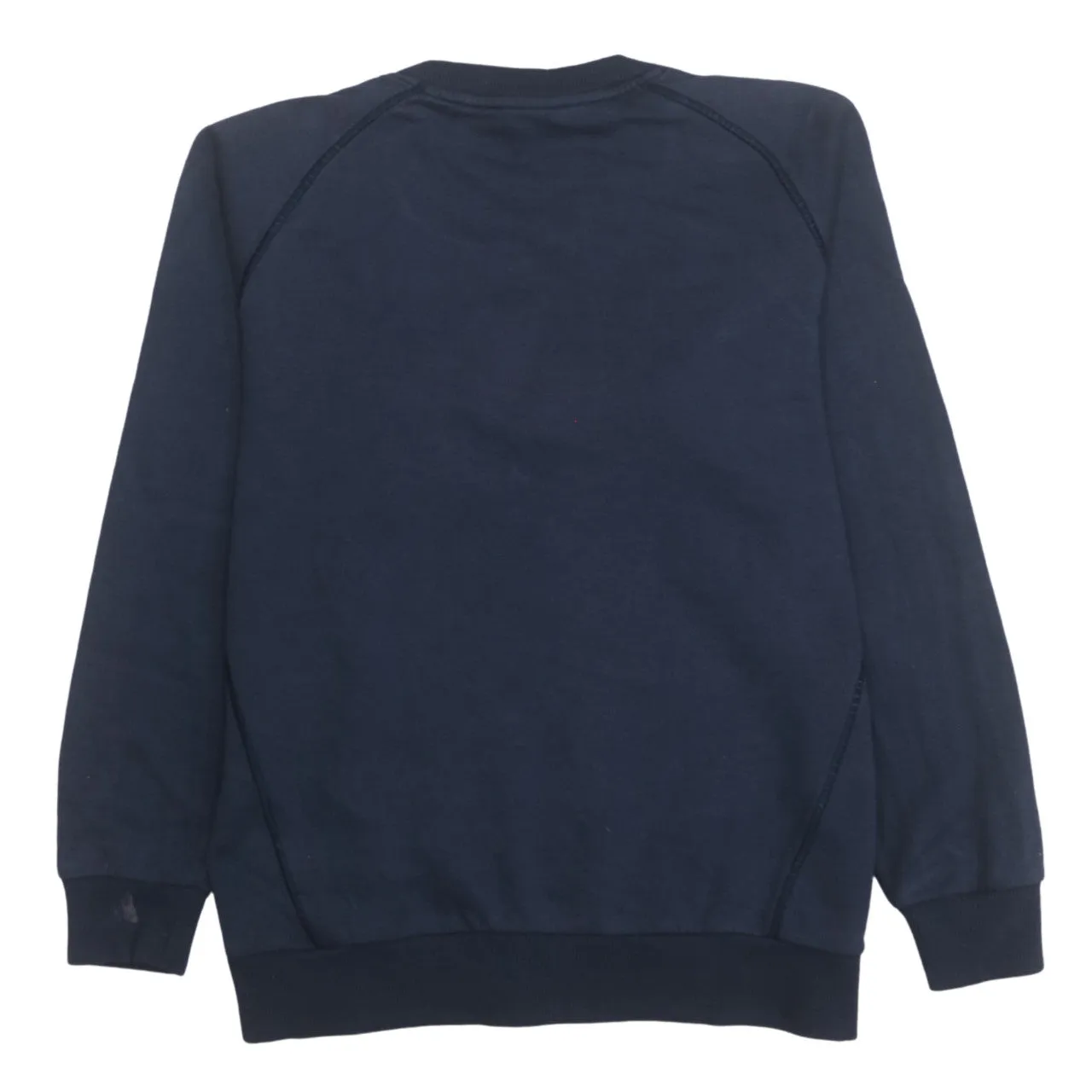 Adidas 90's Spellout Crew Neck Sweatshirt Small Navy Blue sold by Vintage Club product image thumbnail 2